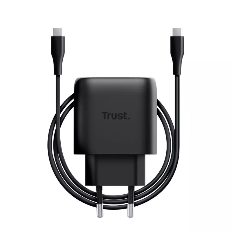 Trust Maxo 45W univerzálna čierna AC rýchlonabíjačka do interiéru