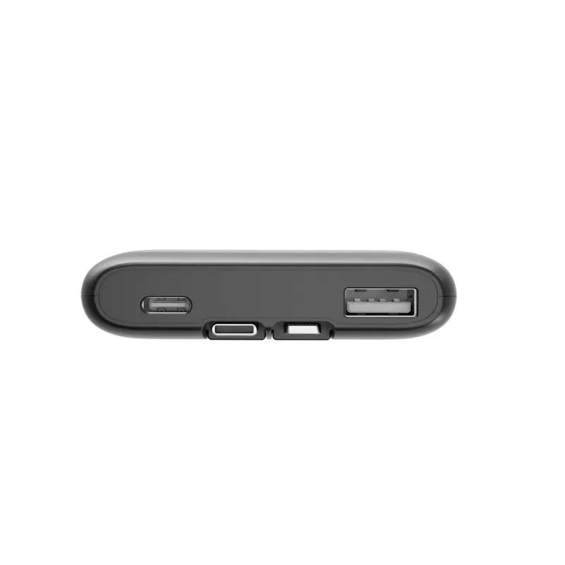Gembird PB10-PD20-LCD-01 powerbanka s integrovanými káblami, rýchle nabíjanie 20W, 10000 mAh, čierna