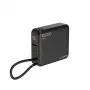 Gembird PB10-WPC15-LCD-01 rýchlonabíjacia powerbanka s bezdrôtovou nabíjačkou, 20 W, 10000 mAh, čierna