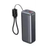 Gembird PB10-PD20-LCD-02 kompaktná rýchlonabíjacia powerbanka s LCD displejom, 20W, 10000 mAh, Space Grey