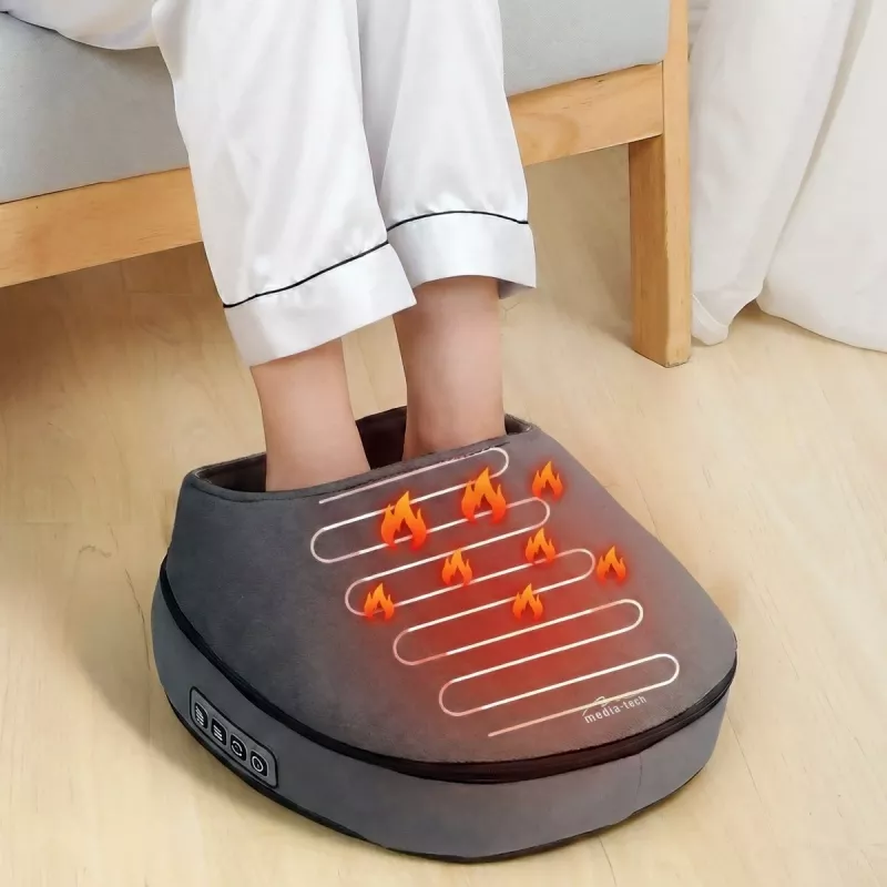 Media-Tech MT6541 vyhrievaná masážna pomôcka na chodidlá so shiatsu a vzduchovou kompresiou