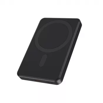Gembird PB05-WPC15M-01 magnetická bezdrôtová powerbanka 15W, 5000mAh, čierna