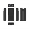 Gembird PB20-PD20-LCD-01 rýchlonabíjacia powerbanka s integrovanými káblami, 20 W, 20000 mAh, čierna