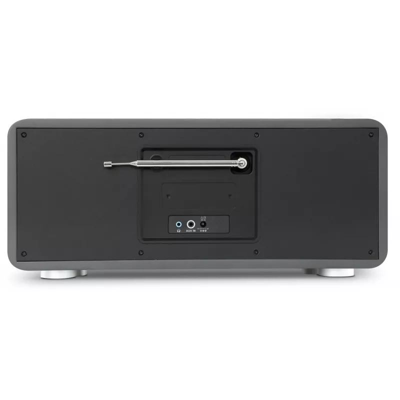 TechniSat DIGITRADIO 602 DAB+/FM/internetové rádio s Bluetooth, CD prehrávačom a Qi nabíjačkou - antracitová/strieborná