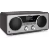 TechniSat DIGITRADIO 602 DAB+/FM/internetové rádio s Bluetooth, CD prehrávačom a Qi nabíjačkou - antracitová/strieborná