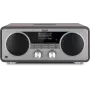 TechniSat DIGITRADIO 602 DAB+/FM/internetové rádio s Bluetooth, CD prehrávačom a Qi nabíjačkou - antracitová/strieborná