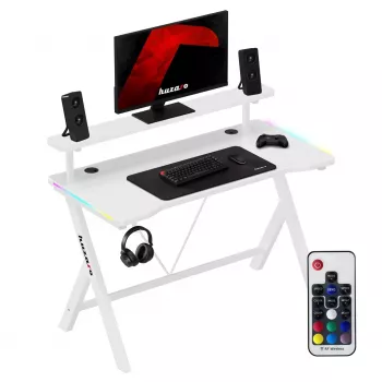 Huzaro Hero 1.9 RGB biely herný stôl