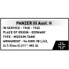 COBI 958 PCS HC WWII Panzer III Ausf. H stavebnica