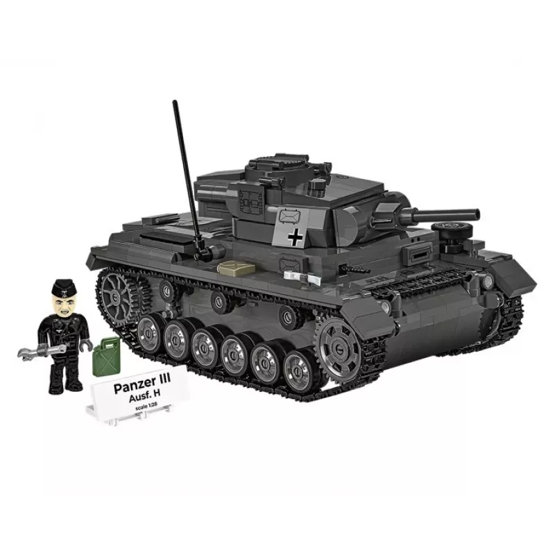 COBI 958 PCS HC WWII Panzer III Ausf. H stavebnica
