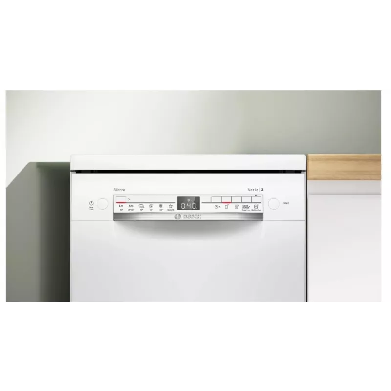 Bosch Serie 2 SPS2HKW55E voľne stojaca úzka umývačka riadu, 10 miest na riad, biela