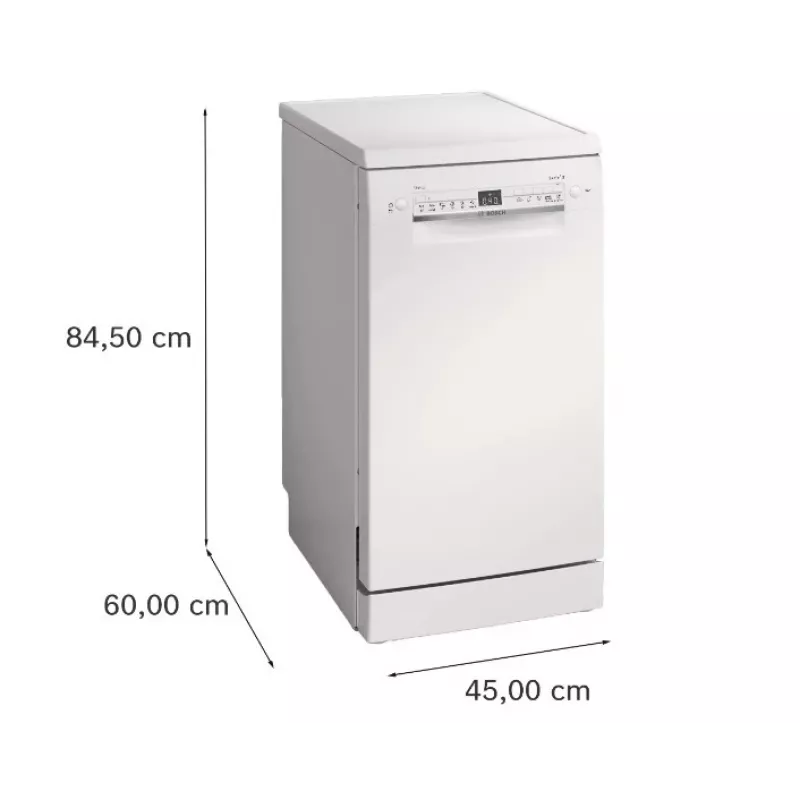 Bosch Serie 2 SPS2HKW55E voľne stojaca úzka umývačka riadu, 10 miest na riad, biela