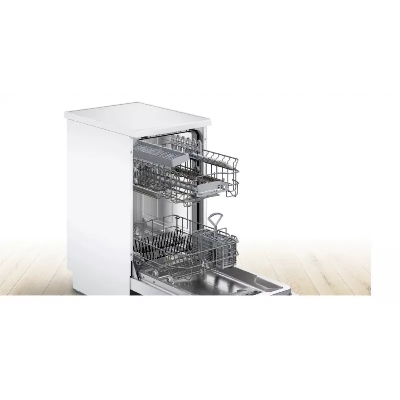 Bosch Serie 2 SPS2HKW55E voľne stojaca úzka umývačka riadu, 10 miest na riad, biela