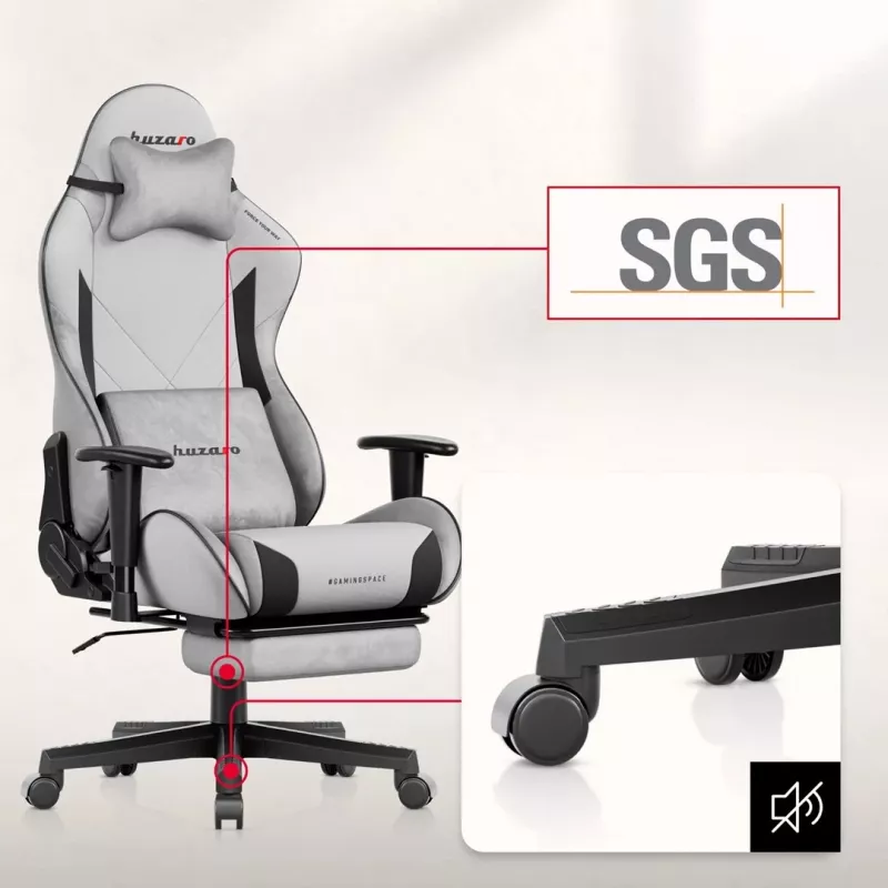 Huzaro Force 5.7 Grey herná stolička