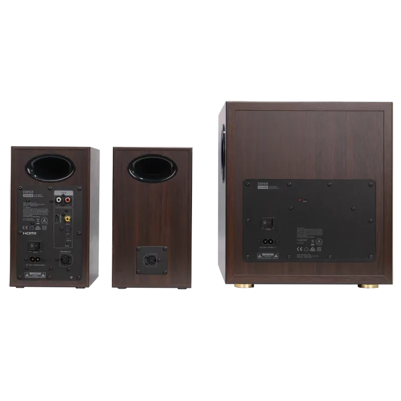 Edifier S355DB 2.1 regálový reproduktorový systém so subwooferom, orech