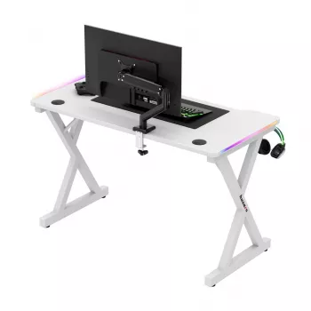 HUZARO HERO 2.3 RGB WHITE herný stôl