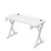 HUZARO HERO 2.3 RGB WHITE herný stôl