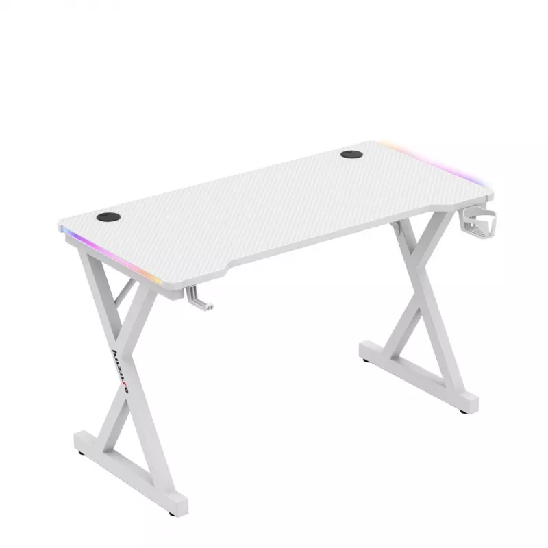 HUZARO HERO 2.3 RGB WHITE herný stôl