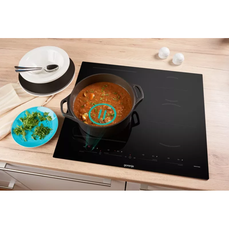Gorenje indukčná varná doska GI6432BSC 60 cm čierna s PowerBoost, časovač, detská poistka
