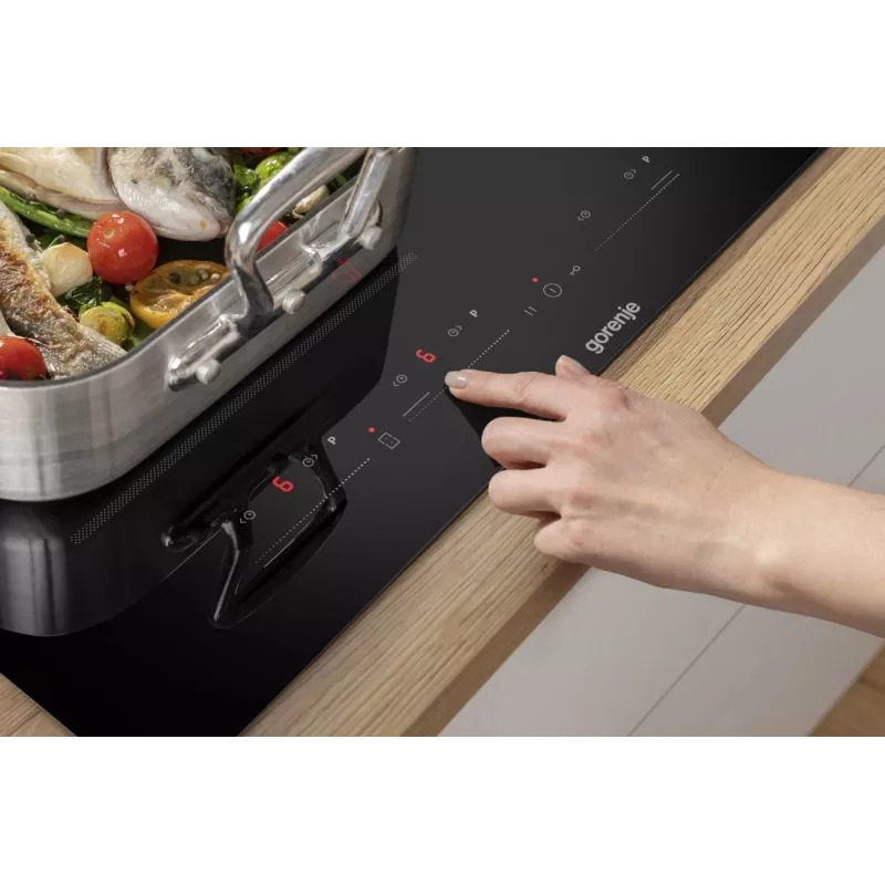 Gorenje indukčná varná doska GI6432BSC 60 cm čierna s PowerBoost, časovač, detská poistka