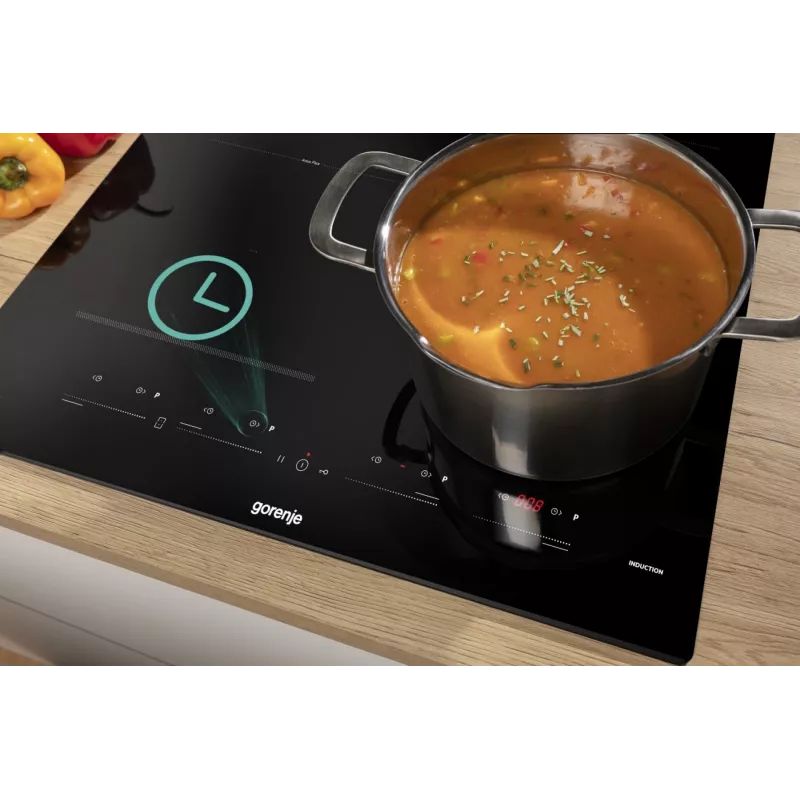 Gorenje indukčná varná doska GI6432BSC 60 cm čierna s PowerBoost, časovač, detská poistka