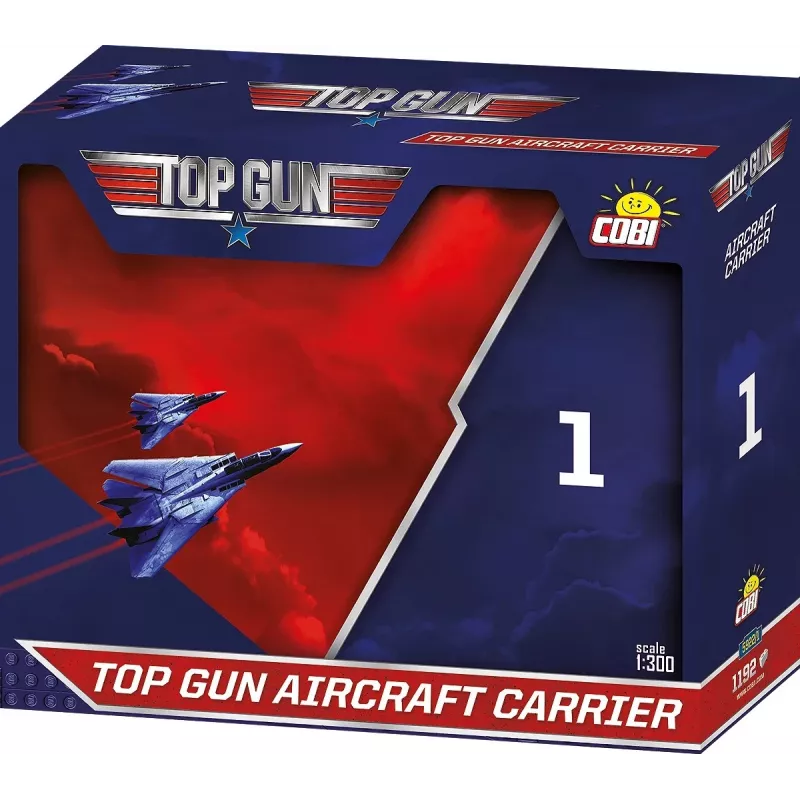 COBI KLOCKI kocky Top Gun lietadlová loď 6130 dielov