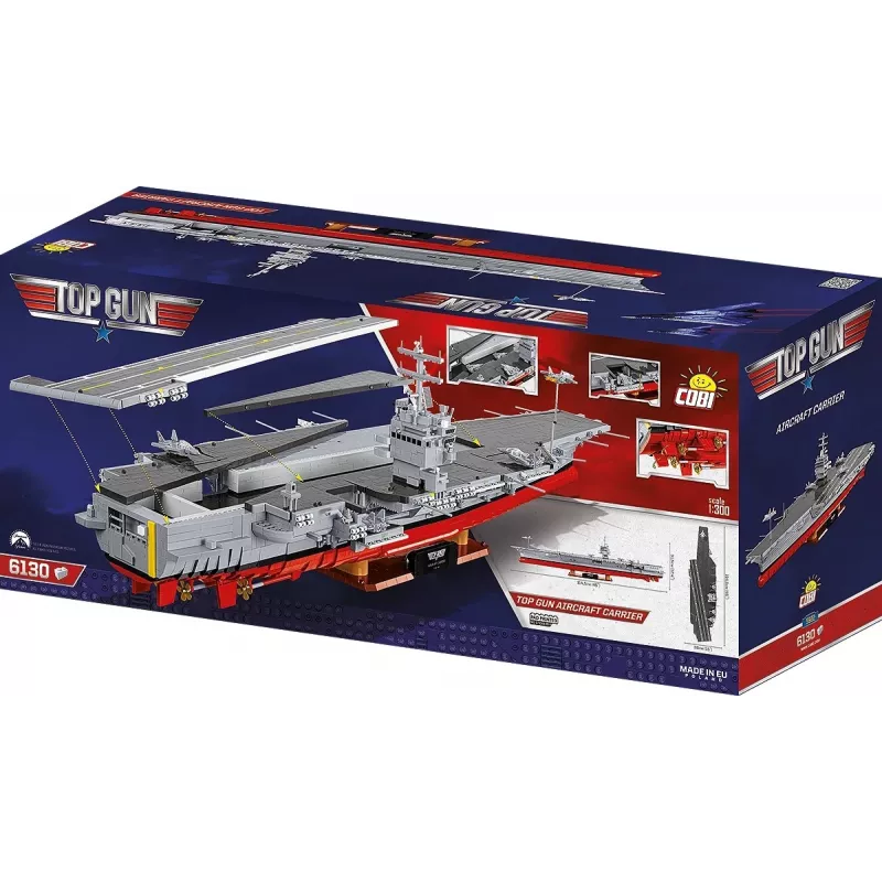 COBI KLOCKI kocky Top Gun lietadlová loď 6130 dielov