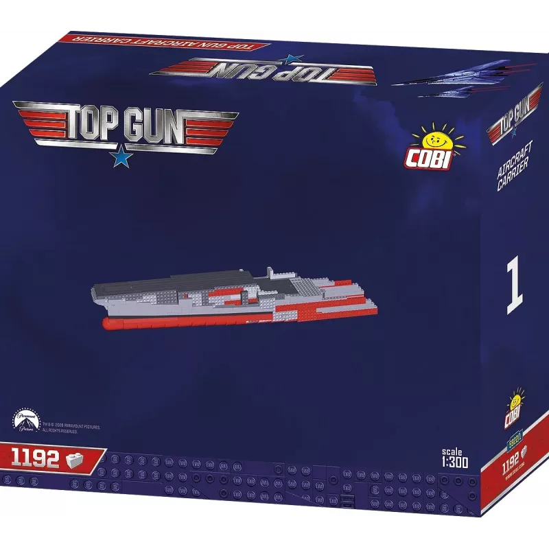 COBI KLOCKI kocky Top Gun lietadlová loď 6130 dielov