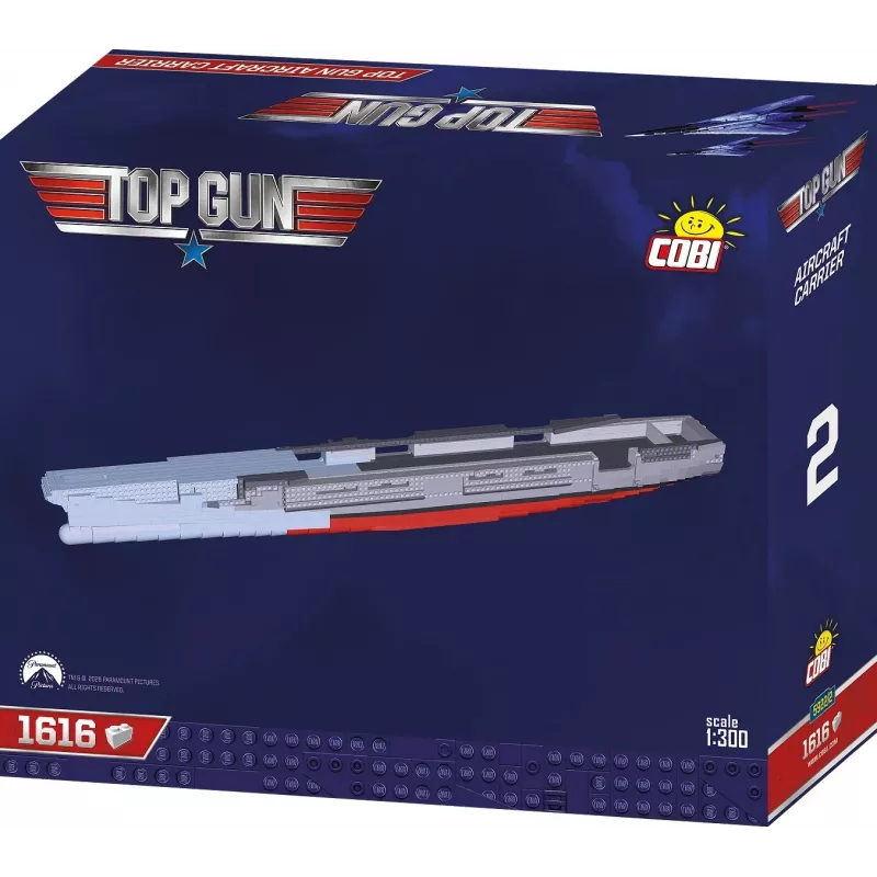 COBI KLOCKI kocky Top Gun lietadlová loď 6130 dielov