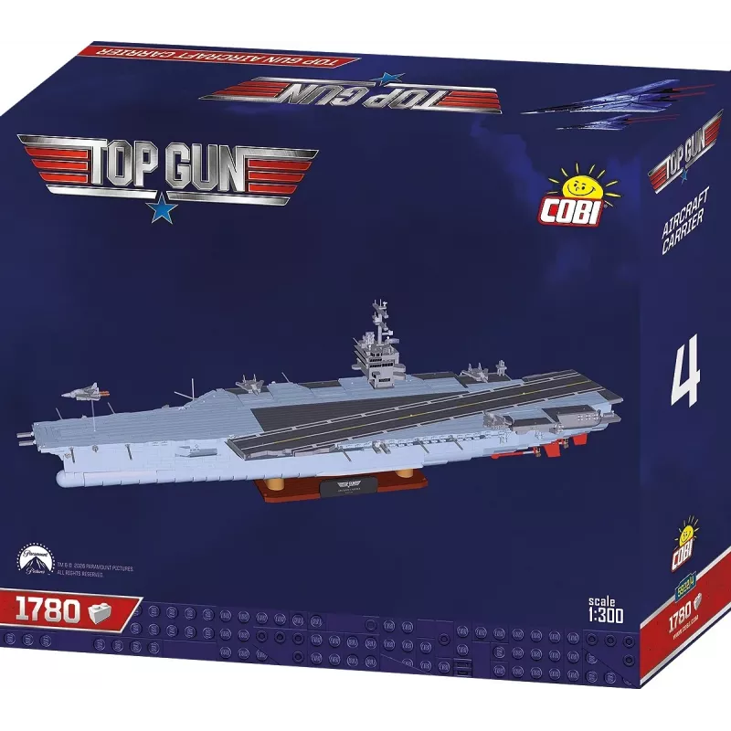 COBI KLOCKI kocky Top Gun lietadlová loď 6130 dielov