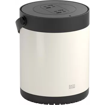 Bachmann MOV:E mobilná napájacia jednotka, 4x USB-A/C nabíjačka, 220 W, s adaptérom na bezpečnostný zámok, biela/čierna