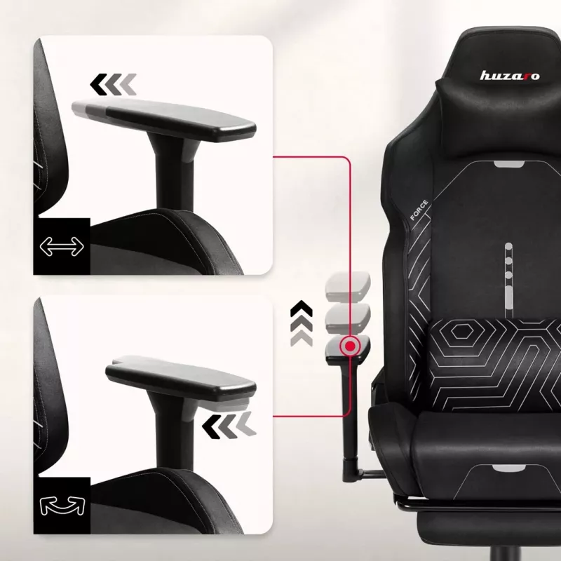 Huzaro Force 8.1 Black herná stolička
