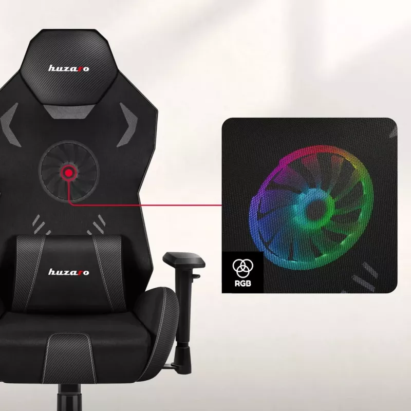 Huzaro Combat 7.6 RGB Black herná stolička