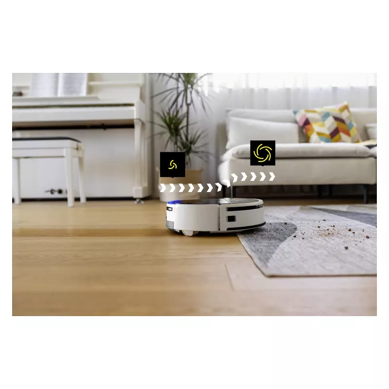 Kärcher RVF 7 Comfort robotický vysávač, bez vrecka, biela, 150 min výdrž