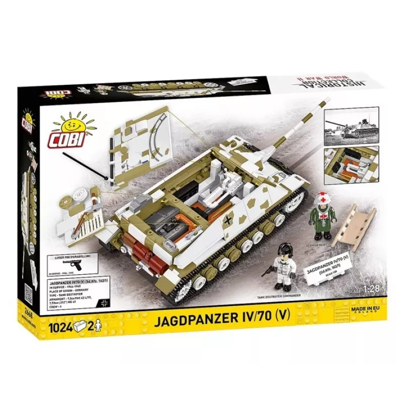 COBI KLOCKI Historical Collection Jagdpanzer IV/70 (V) (Sd.Kfz.162/1) stavebnica 1024 dielov