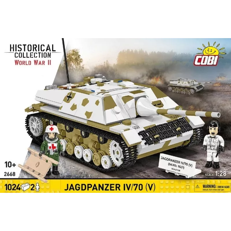 COBI KLOCKI Historical Collection Jagdpanzer IV/70 (V) (Sd.Kfz.162/1) stavebnica 1024 dielov
