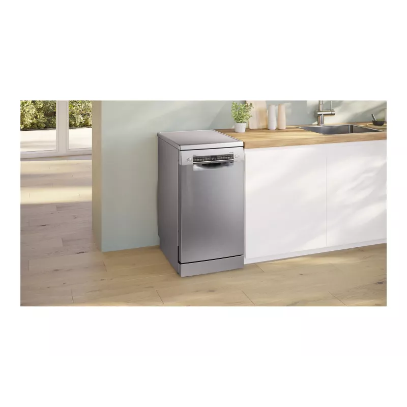 Bosch SPS4HMI13E voľne stojaca umývačka riadu, 45 cm, energetická trieda D, inox