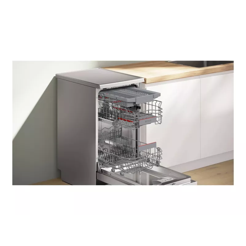 Bosch SPS4HMI13E voľne stojaca umývačka riadu, 45 cm, energetická trieda D, inox