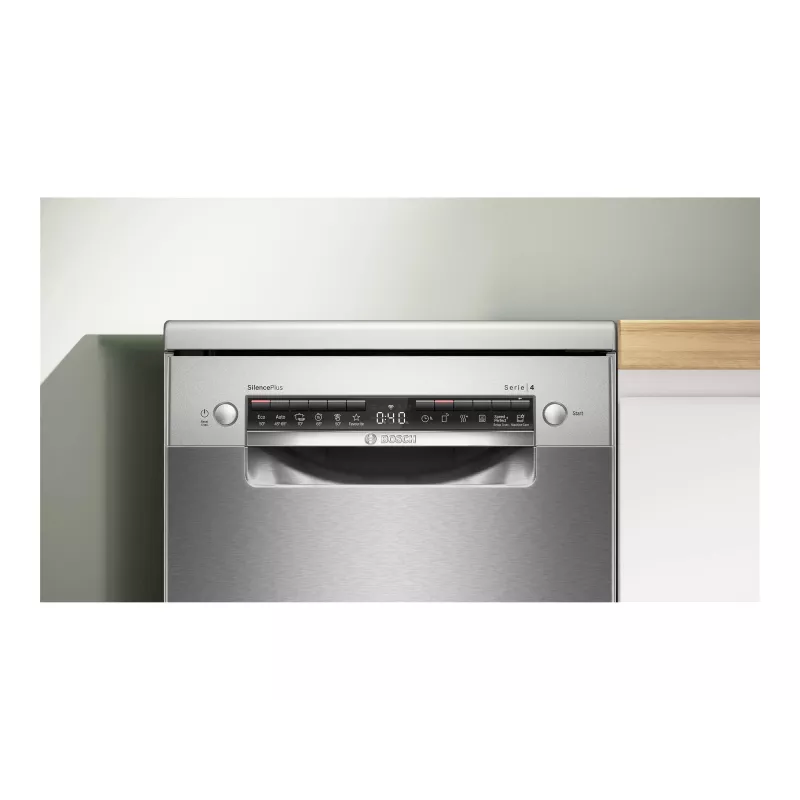 Bosch SPS4HMI13E voľne stojaca umývačka riadu, 45 cm, energetická trieda D, inox