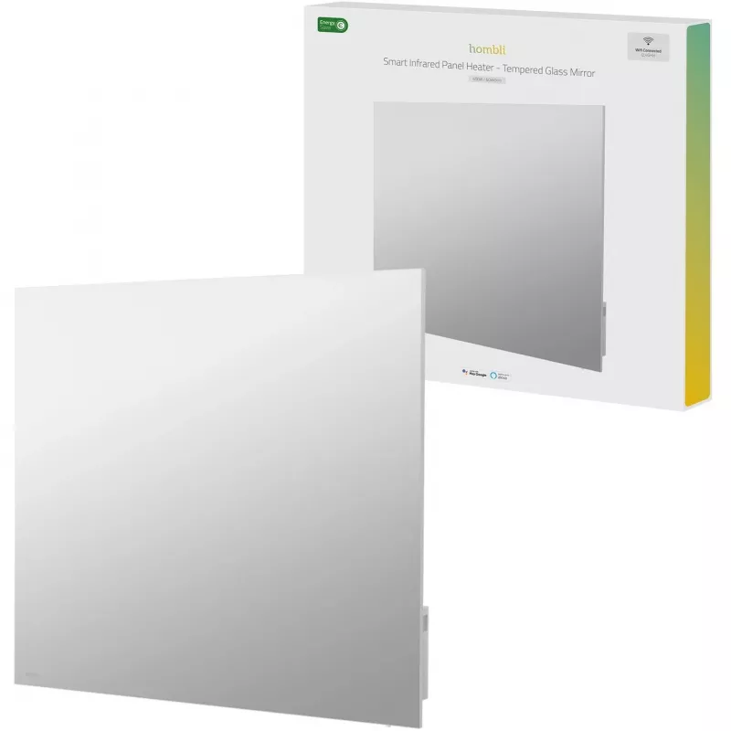 Hombli Smart Infrared Glass Heating Panel 400W zrkadlo