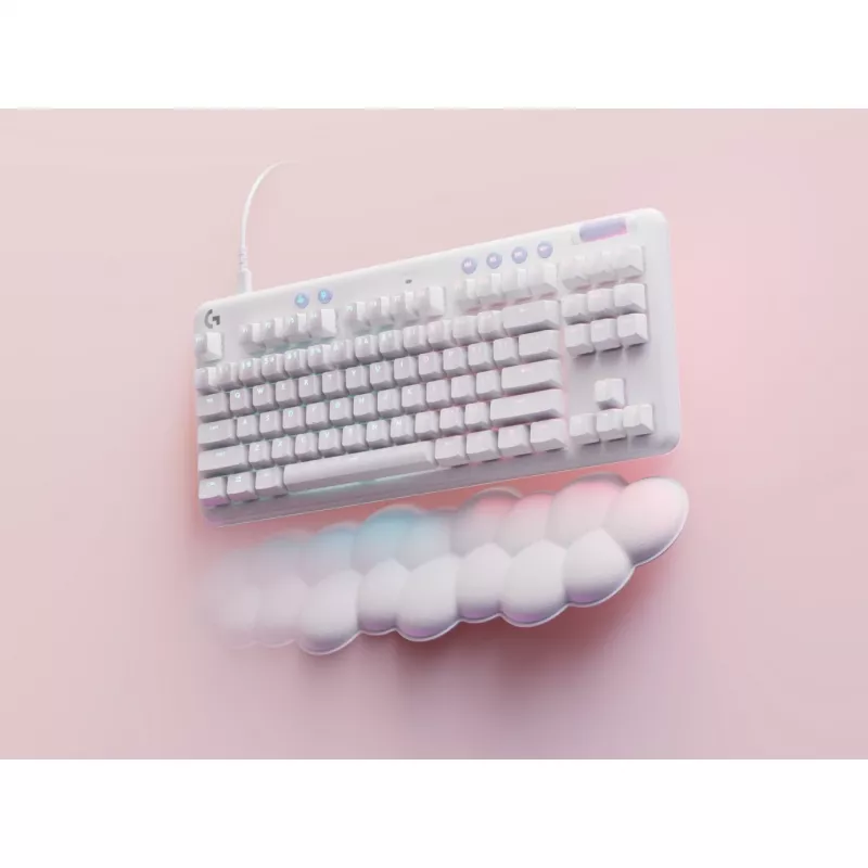 Logitech G G713 TKL mechanická herná klávesnica - White Mist (Aurora Collection)