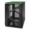 APC NetShelter 18U nástenný rack - 19 palca šírka, 520 mm hĺbka, čierny