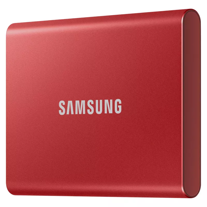 Samsung Portable SSD T7 500GB USB 3.2 Gen 2 Metallic Red externý SSD disk