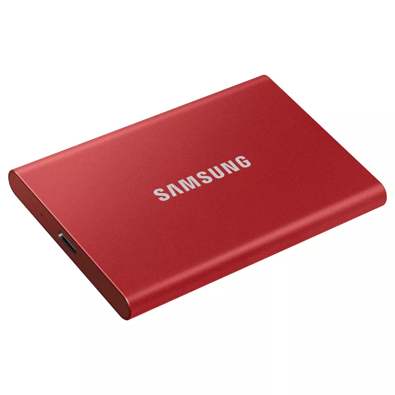Samsung Portable SSD T7 500GB USB 3.2 Gen 2 Metallic Red externý SSD disk