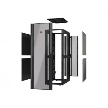 APC NetShelter SX skriňa bez bočníc - serverový rack - čierna - 42U - 19
