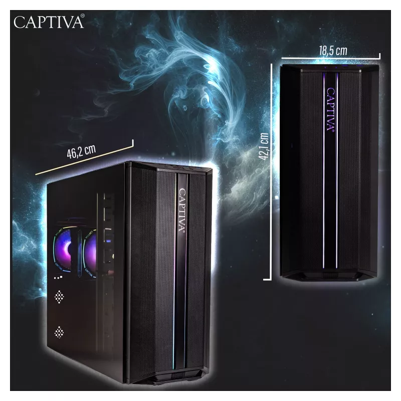 Captiva Workstation I83-403, Intel Core i7-14700, 64 GB DDR4, 1 TB SSD, bez operačného systému