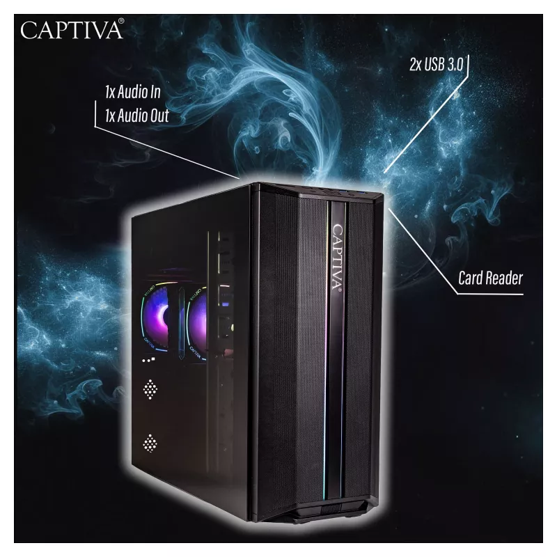 Captiva Workstation I83-403, Intel Core i7-14700, 64 GB DDR4, 1 TB SSD, bez operačného systému