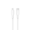 Canyon CLNM60SC10 USB-C na Lightning kábel 1m 60W MFi silikón biely
