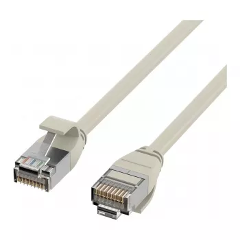 EFB-Elektronik RJ45 patch kábel Cat.6A U/FTP TPE 4mm Ultraflex sivý 0,25m