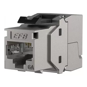 EFB Elektronik RJ45 Keystone STP Cat.6A 500MHz certifikovaný komponent, 24-dielna sada