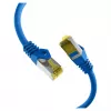 EFB RJ45 patch kábel Cat.6A S/FTP LSZH Cat.7 surový kábel modrý 0,15m